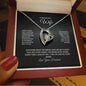 To My Beautiful Wife, I fall In Love All Over Again - Forever Love Necklace