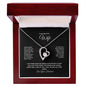 To My Beautiful Wife, I fall In Love All Over Again - Forever Love Necklace