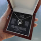 To My Beautiful Wife, I fall In Love All Over Again - Forever Love Necklace