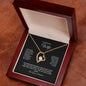 To My Beautiful Wife, I fall In Love All Over Again - Forever Love Necklace