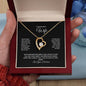 To My Beautiful Wife, I fall In Love All Over Again - Forever Love Necklace