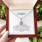 To My Daughter, Never Forget, Love Dad - Alluring Necklace