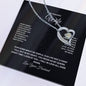 To My Beautiful Wife, I fall In Love All Over Again - Forever Love Necklace