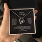 To My Beautiful Wife, I fall In Love All Over Again - Forever Love Necklace
