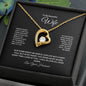 To My Beautiful Wife, I fall In Love All Over Again - Forever Love Necklace