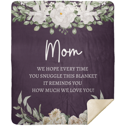 MOM FLOWER BLANKET | MOTHER'S DAY GIFT